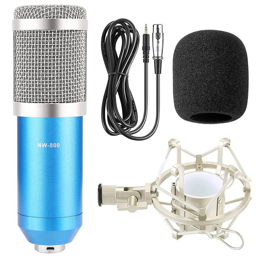 Amazon.co.jp: コンデンサーマイクケーブル録音マイク、プロ